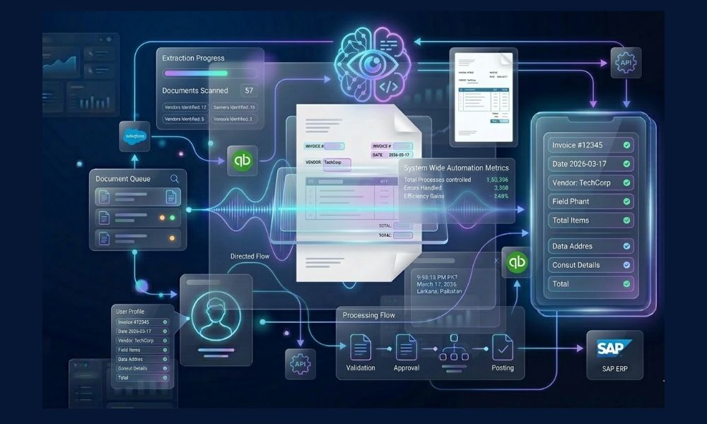 Workflow automation connecting business tools with AI agents