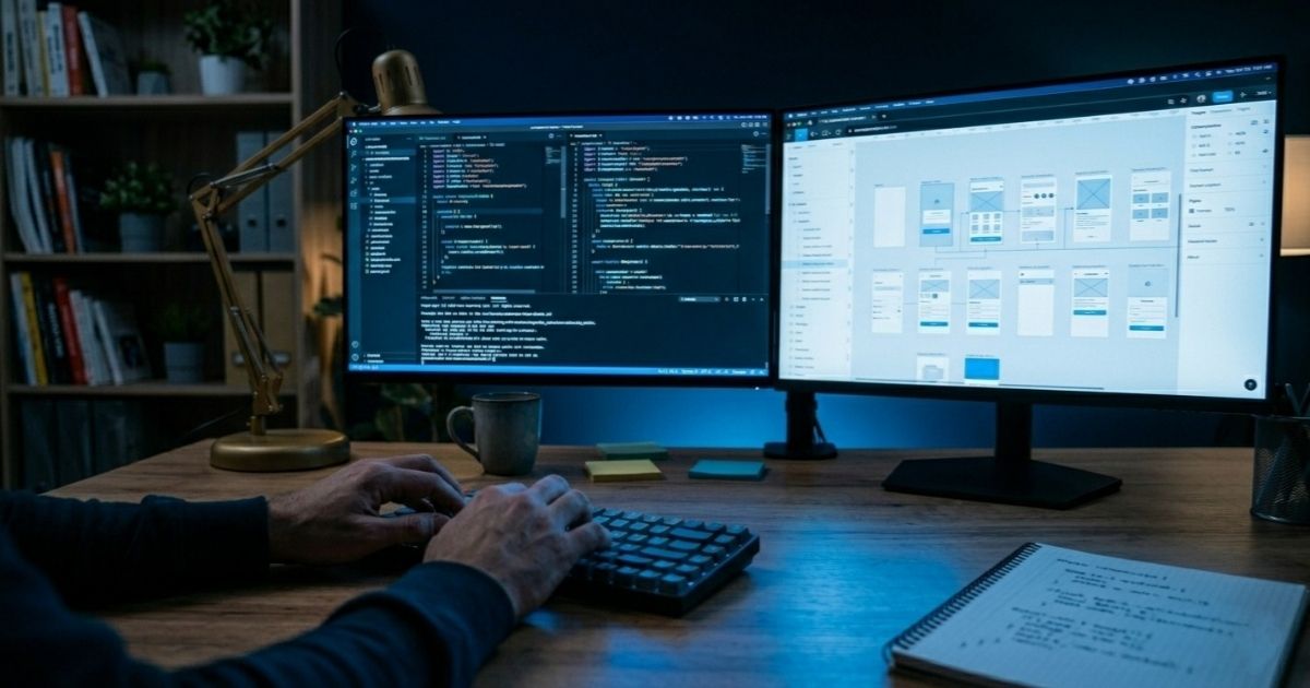 Developers writing production code for SaaS application