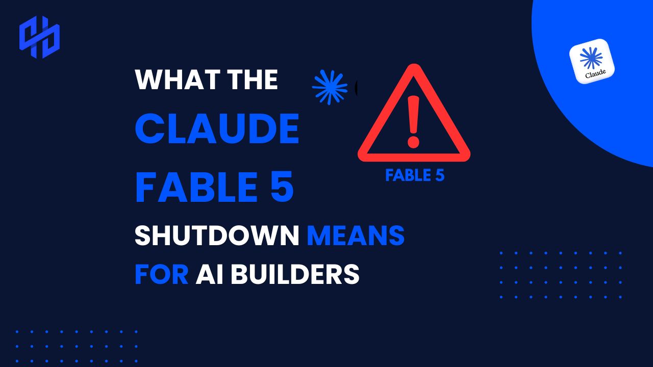 The Claude Fable 5 shutdown, three days after launch, is a warning for every team building on frontier models.